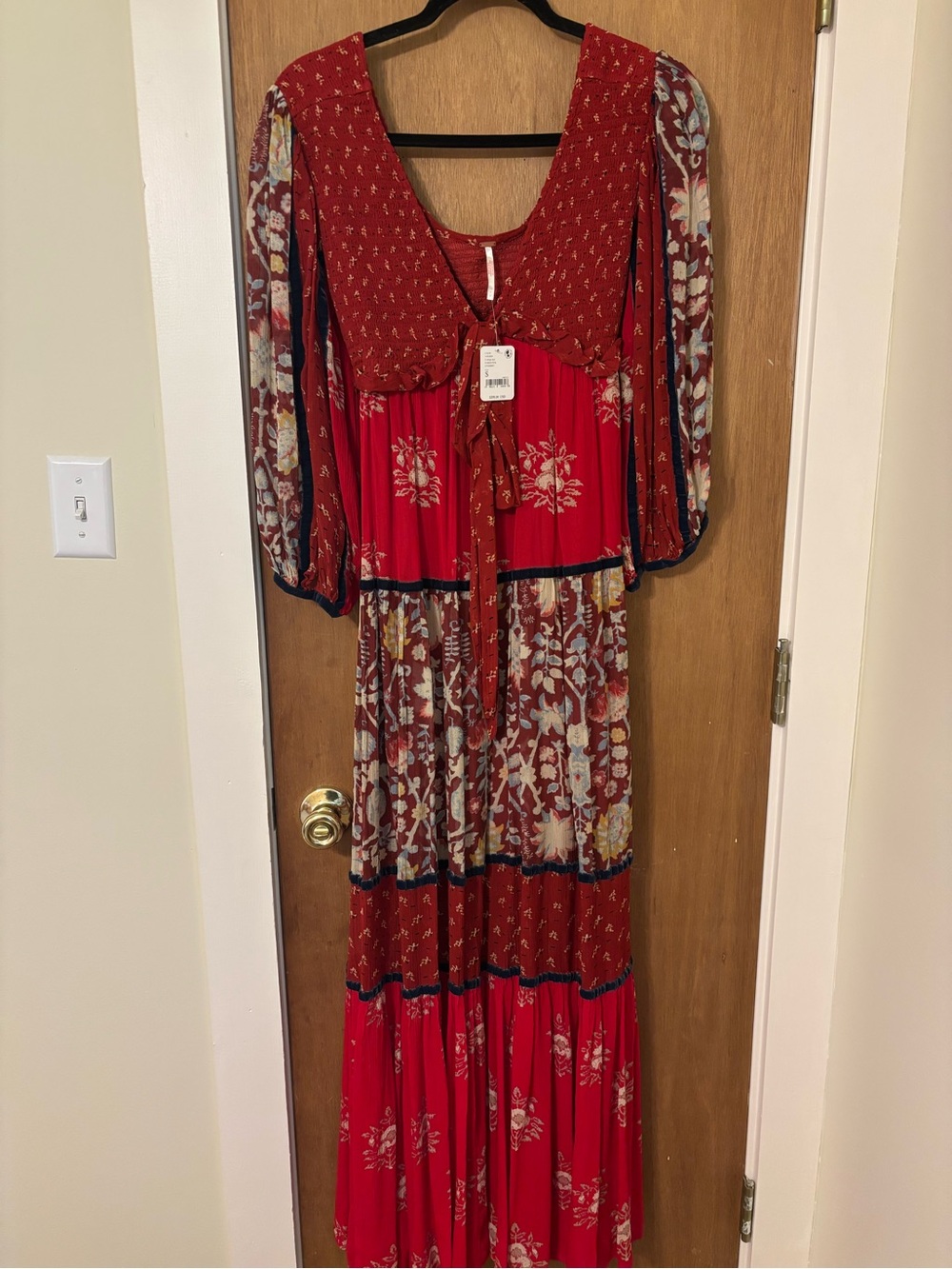 🆕Bnwt Free People *NWT* Free People Bali Laurel Maxi Dress - Picture 6 of 16